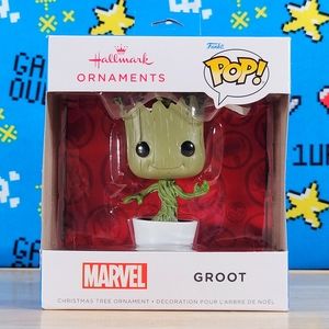 Funko Pop Groot Hallmark Vinyl 3" Marvel Christmas Tree Ornament Collectible New